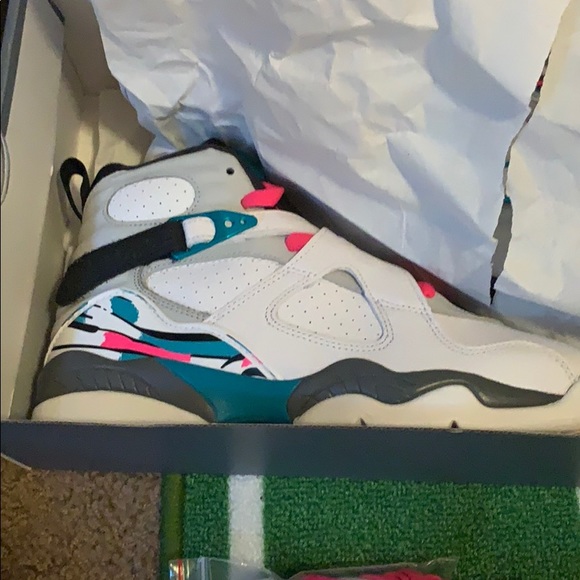 Jordan Shoes - Jordan 8’s South Beach Color Way Size 6.5Y